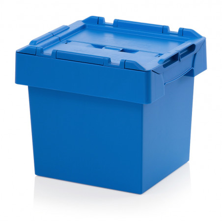Bacs réutilisables avec couvercle 400x300 mm