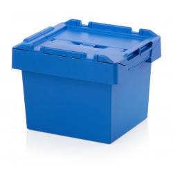 Bacs réutilisables avec couvercle 400x300 mm