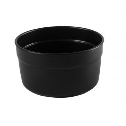 Boîte hermétique ronde noir - lot de 10
