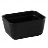 Boîte hermétique rectangulaire noir - lot de 10