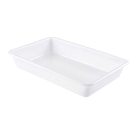Bac plat blanc Bac plat blanc