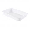 Bac plat blanc