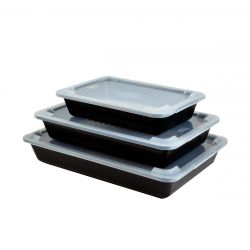 Couvercle transparent pour bac plat