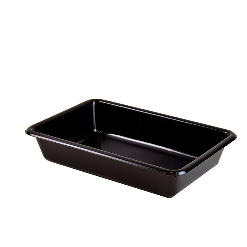 Bac plat noir