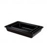Bac plat noir