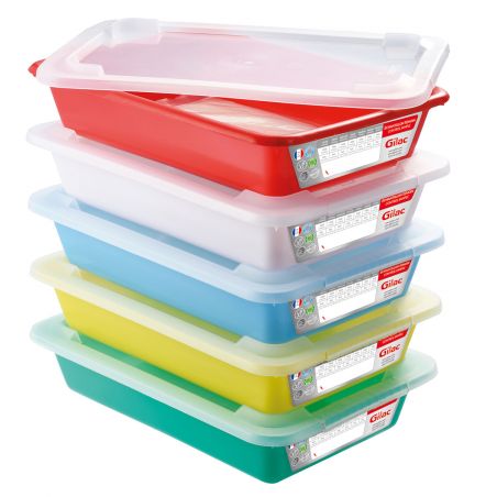 Bac plat témoins - lot de 5 Bac plat témoins - lot de 5