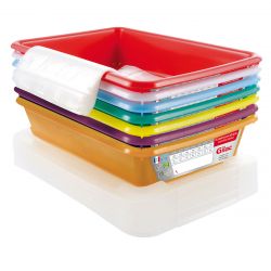 Bac plat à témoins - lot de 7