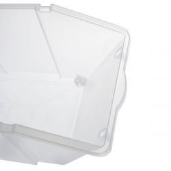 Bac à ingrédients 30L avec couvercle et roues - lot de 3